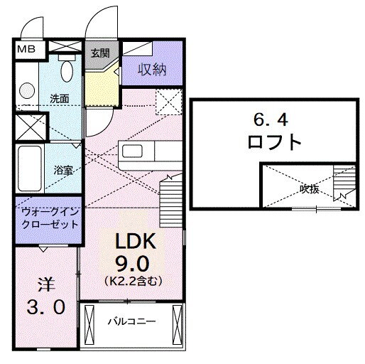 埼玉県三郷市彦糸１ 吉川美南駅 1LDK アパート 賃貸物件詳細