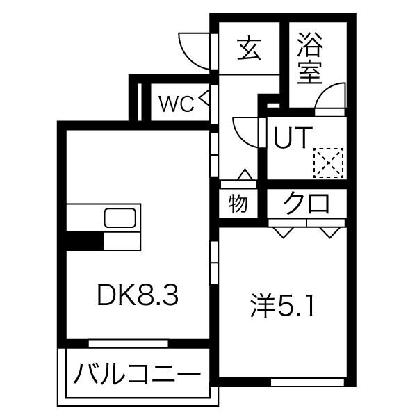 大阪府東大阪市衣摺４ 弥刀駅 1LDK アパート 賃貸物件詳細