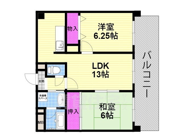大阪府寝屋川市打上元町 寝屋川公園駅 2LDK マンション 賃貸物件詳細