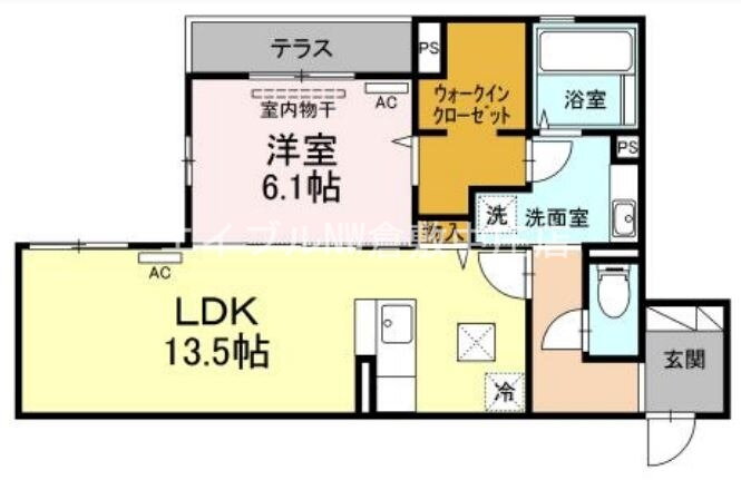 岡山県倉敷市石見町 倉敷駅 1LDK アパート 賃貸物件詳細