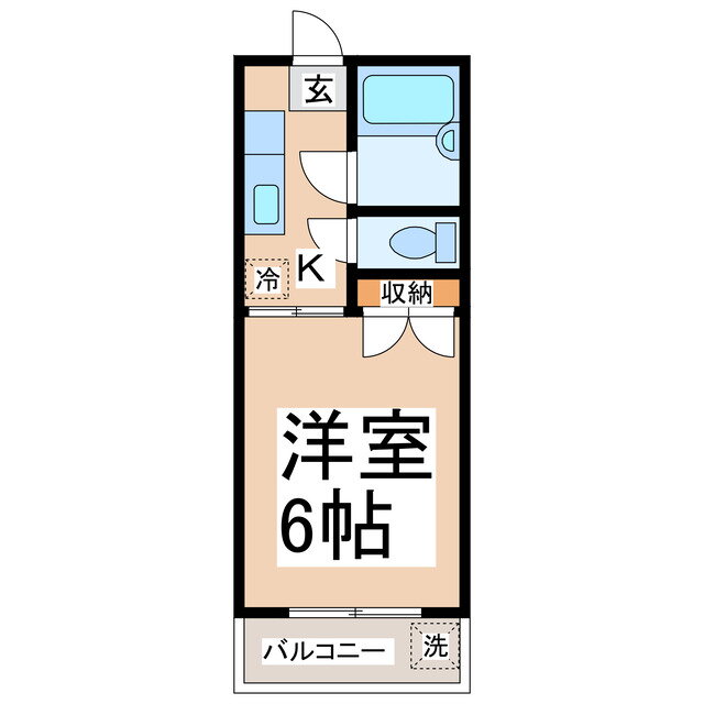 熊本県熊本市中央区黒髪２ 1K アパート 賃貸物件詳細