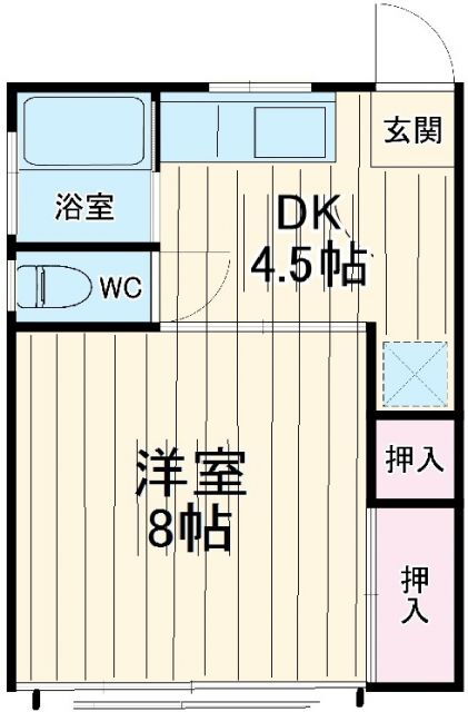 千葉県八千代市八千代台北１２ 八千代台駅 1DK アパート 賃貸物件詳細