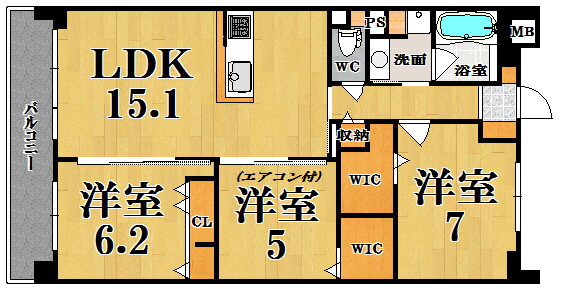 奈良県奈良市西大寺赤田町１ 大和西大寺駅 3LDK マンション 賃貸物件詳細