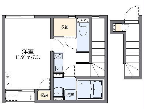 埼玉県三郷市谷口 三郷中央駅 1K アパート 賃貸物件詳細