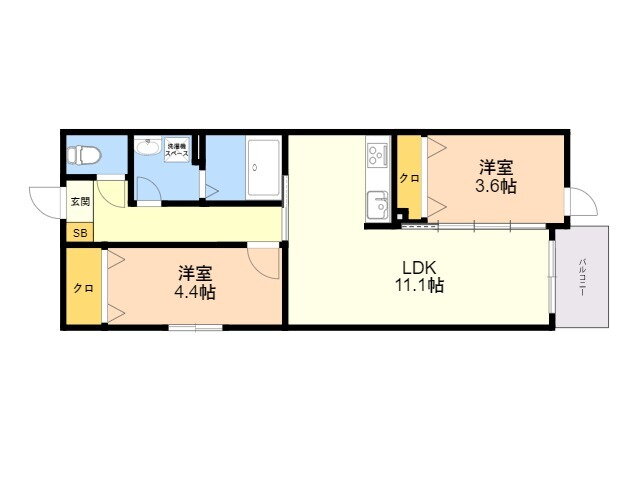 福岡県福岡市南区井尻４ 井尻駅 2LDK アパート 賃貸物件詳細