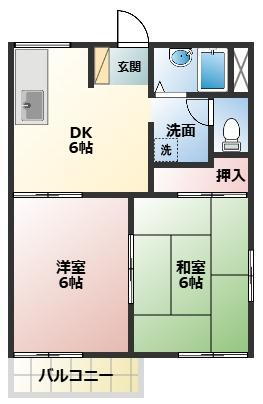 愛知県豊橋市吉川町 船町駅 2DK アパート 賃貸物件詳細