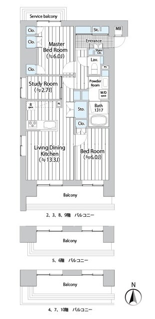 神奈川県川崎市中原区小杉御殿町１ 新丸子駅 3LDK マンション 賃貸物件詳細