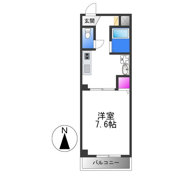 大阪府東大阪市吉松２ 長瀬駅 1K マンション 賃貸物件詳細