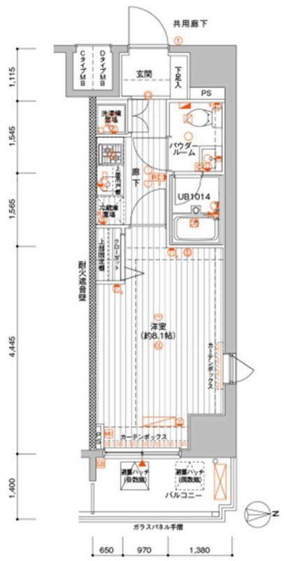 東京都台東区元浅草２ 稲荷町駅 1K マンション 賃貸物件詳細