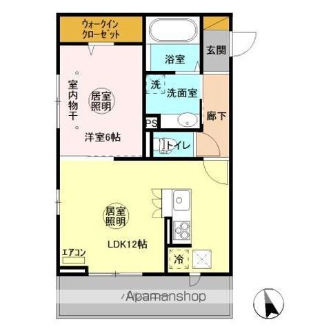茨城県神栖市大野原１ 鹿島神宮駅 1LDK アパート 賃貸物件詳細