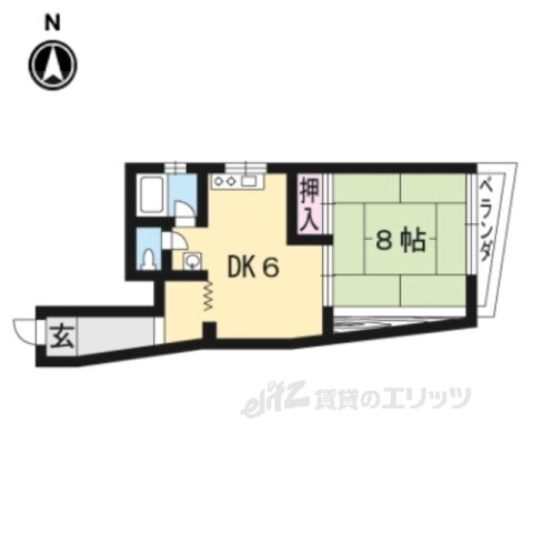 京都府京都市東山区鐘鋳町 京都駅 1DK マンション 賃貸物件詳細