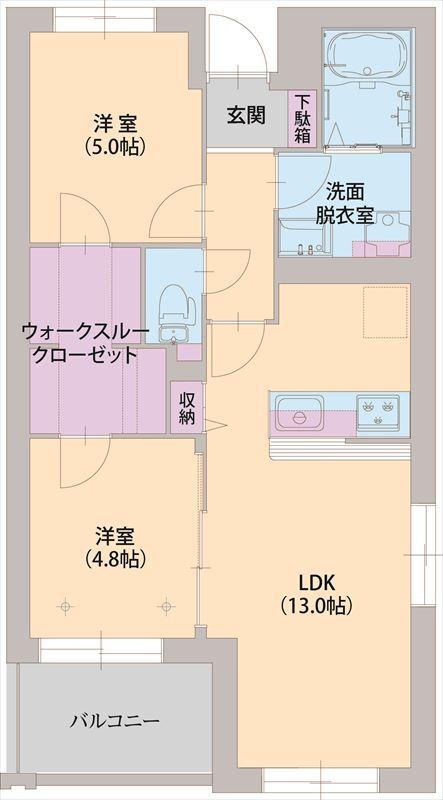 東京都国分寺市光町１ 国立駅 2LDK マンション 賃貸物件詳細