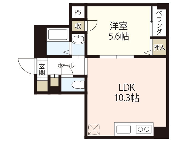 広島県広島市西区楠木町１ 横川駅 1LDK マンション 賃貸物件詳細