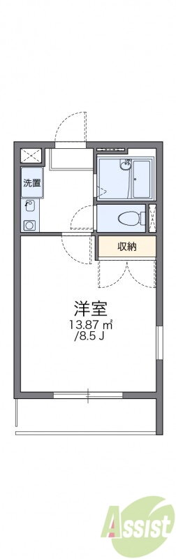 レオパレス永井ＩＩＩ 2階 1K 賃貸物件詳細