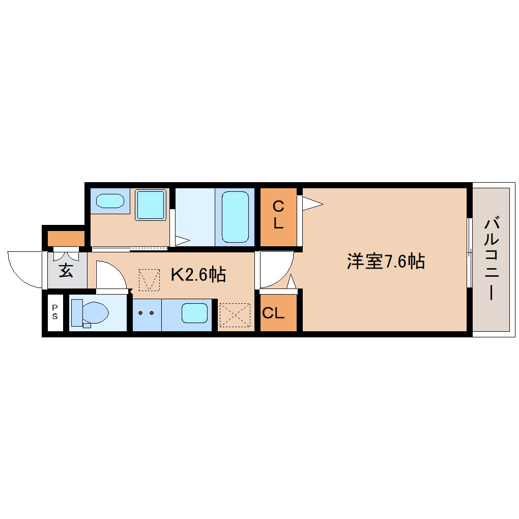 奈良県奈良市学園大和町３ 富雄駅 1K アパート 賃貸物件詳細