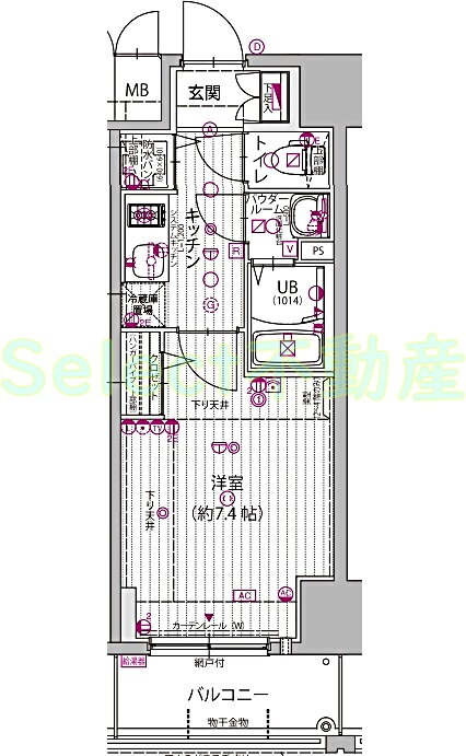 愛知県名古屋市千種区新栄３ 千種駅 1K マンション 賃貸物件詳細
