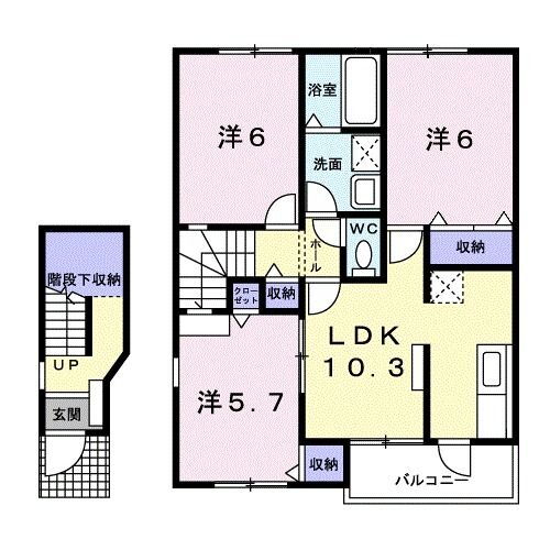 岐阜県岐阜市芥見大船２ 名鉄岐阜駅 3LDK アパート 賃貸物件詳細