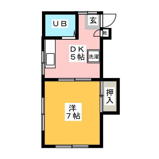 コーポＤＳ 2階 1DK 賃貸物件詳細