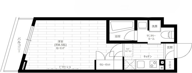東京都世田谷区瀬田３ 用賀駅 1K マンション 賃貸物件詳細