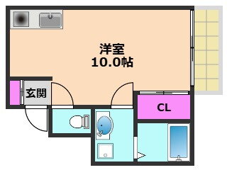 大阪府高槻市川西町３ 高槻駅 ワンルーム アパート 賃貸物件詳細