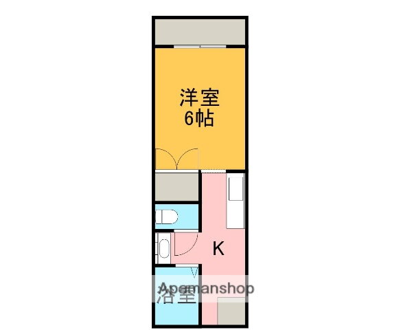 鹿児島県鹿児島市下荒田１ 二中通駅 1K マンション 賃貸物件詳細