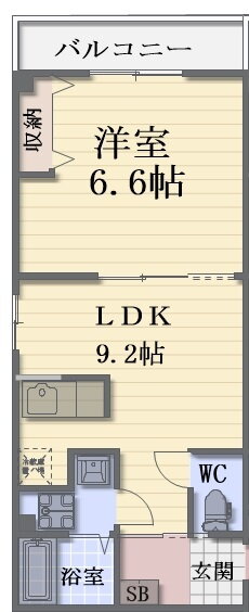 Ｉｍｆ習志野 2階 1LDK 賃貸物件詳細