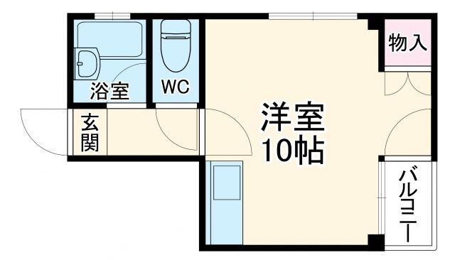 愛知県名古屋市北区萩野通１ 黒川駅 ワンルーム マンション 賃貸物件詳細