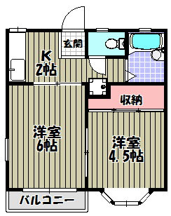 大阪府大阪狭山市半田２ 金剛駅 2K アパート 賃貸物件詳細