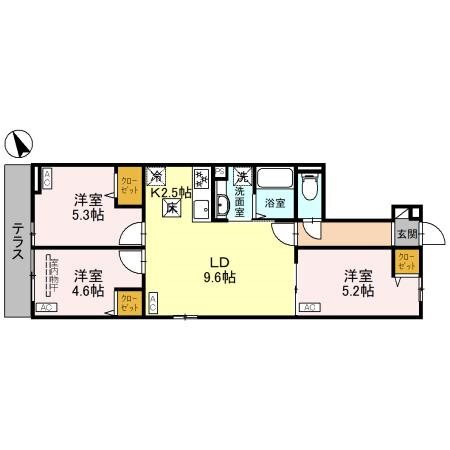 東京都中野区松が丘２ 新井薬師前駅 3LDK アパート 賃貸物件詳細