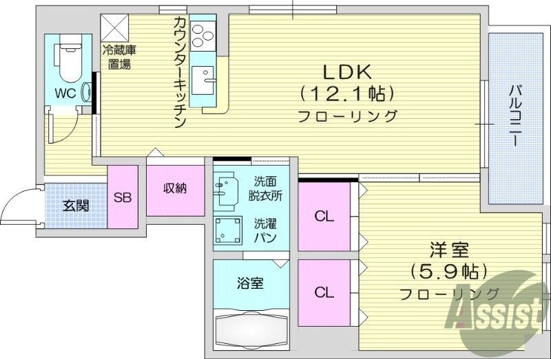 宮城県仙台市太白区八本松１ 長町一丁目駅 1LDK アパート 賃貸物件詳細