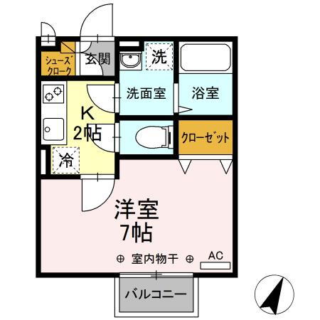 神奈川県川崎市麻生区万福寺１ 新百合ヶ丘駅 1K アパート 賃貸物件詳細