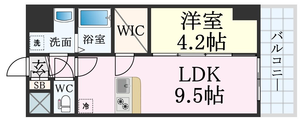 兵庫県神戸市兵庫区新開地４ 高速神戸駅 1LDK マンション 賃貸物件詳細