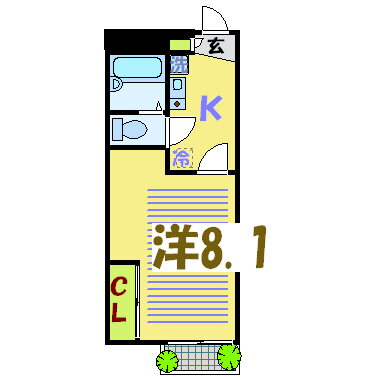 熊本県宇城市松橋町久具 1K アパート 賃貸物件詳細