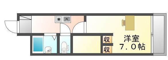 香川県高松市福岡町４ 沖松島駅 1K マンション 賃貸物件詳細