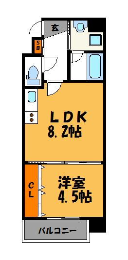 福岡県福岡市中央区警固２ 赤坂駅 1LDK マンション 賃貸物件詳細