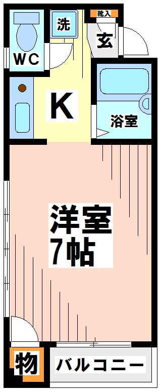 東京都世田谷区粕谷３ 千歳烏山駅 1K マンション 賃貸物件詳細