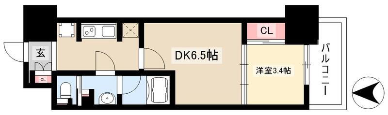 愛知県名古屋市中区正木１ 山王駅 1DK マンション 賃貸物件詳細