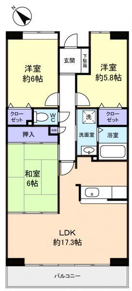 千葉県八千代市ゆりのき台１ 八千代中央駅 3LDK マンション 賃貸物件詳細