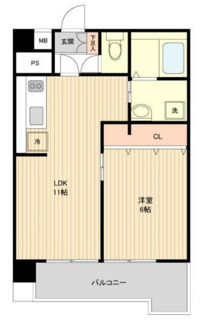 ユーコート上馬 4階 1LDK 賃貸物件詳細