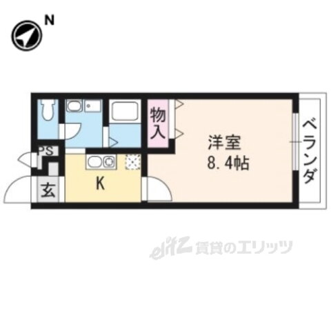 京都府京都市右京区嵯峨大覚寺門前井頭町 嵯峨嵐山駅 1K アパート 賃貸物件詳細