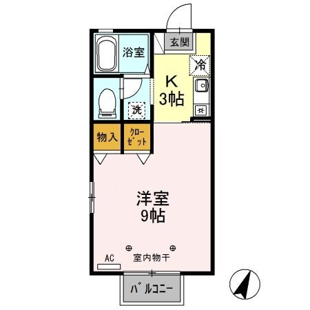 茨城県筑西市玉戸 玉戸駅 1K アパート 賃貸物件詳細