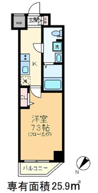 東京都北区王子１ 王子駅 1K マンション 賃貸物件詳細
