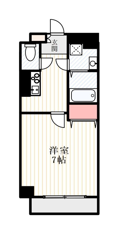 東京都荒川区西尾久２ 熊野前駅 1K マンション 賃貸物件詳細