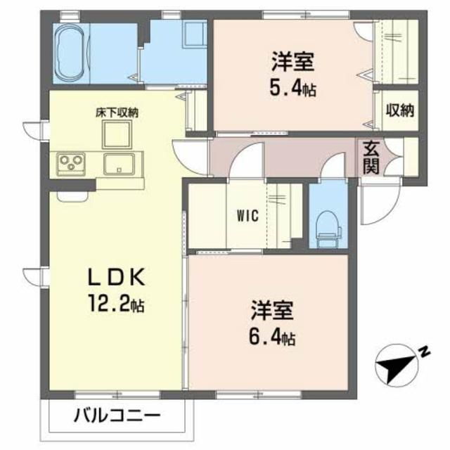 宮城県仙台市宮城野区田子３ 福田町駅 2LDK アパート 賃貸物件詳細