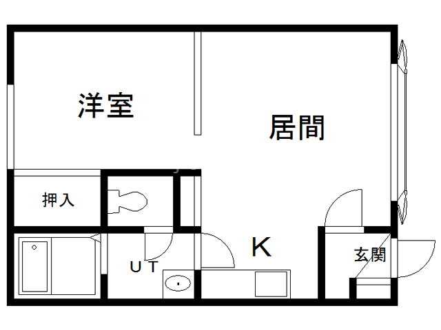 北海道旭川市南一条通２４ 1LDK アパート 賃貸物件詳細