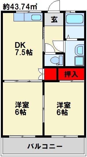 福岡県北九州市小倉北区木町３ 南小倉駅 2LDK マンション 賃貸物件詳細