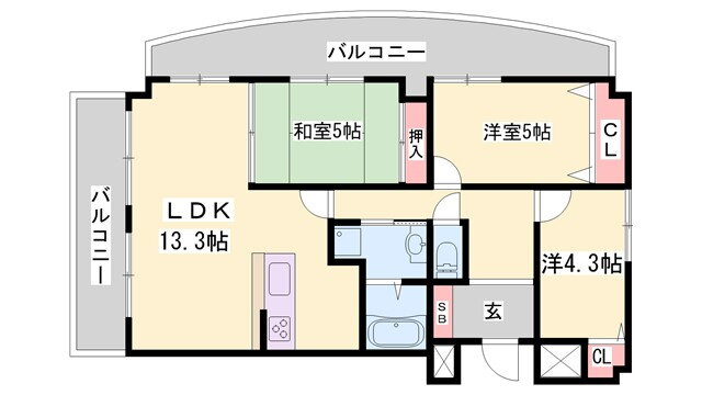 兵庫県姫路市安田１ 手柄駅 3LDK マンション 賃貸物件詳細