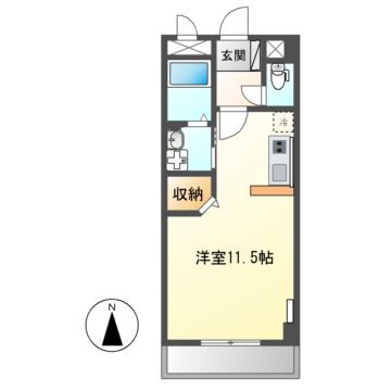 愛知県名古屋市中村区中村町６ 中村公園駅 ワンルーム マンション 賃貸物件詳細