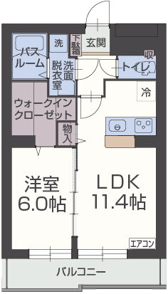 静岡県沼津市岡宮 1LDK マンション 賃貸物件詳細