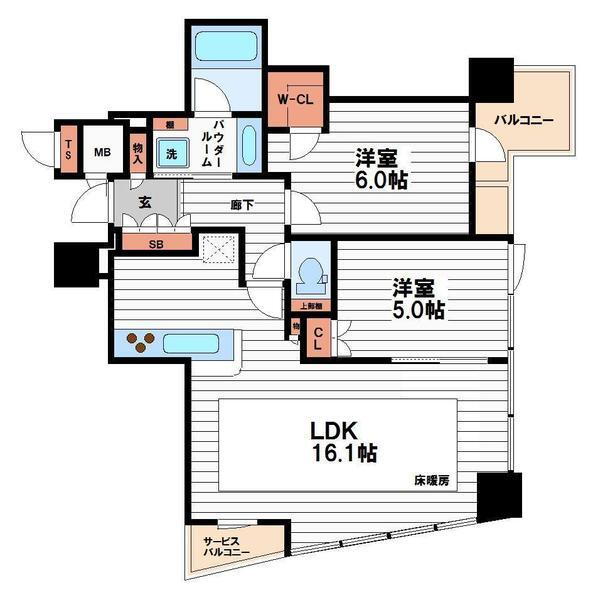 大阪府大阪市中央区高麗橋２ 北浜駅 2LDK マンション 賃貸物件詳細